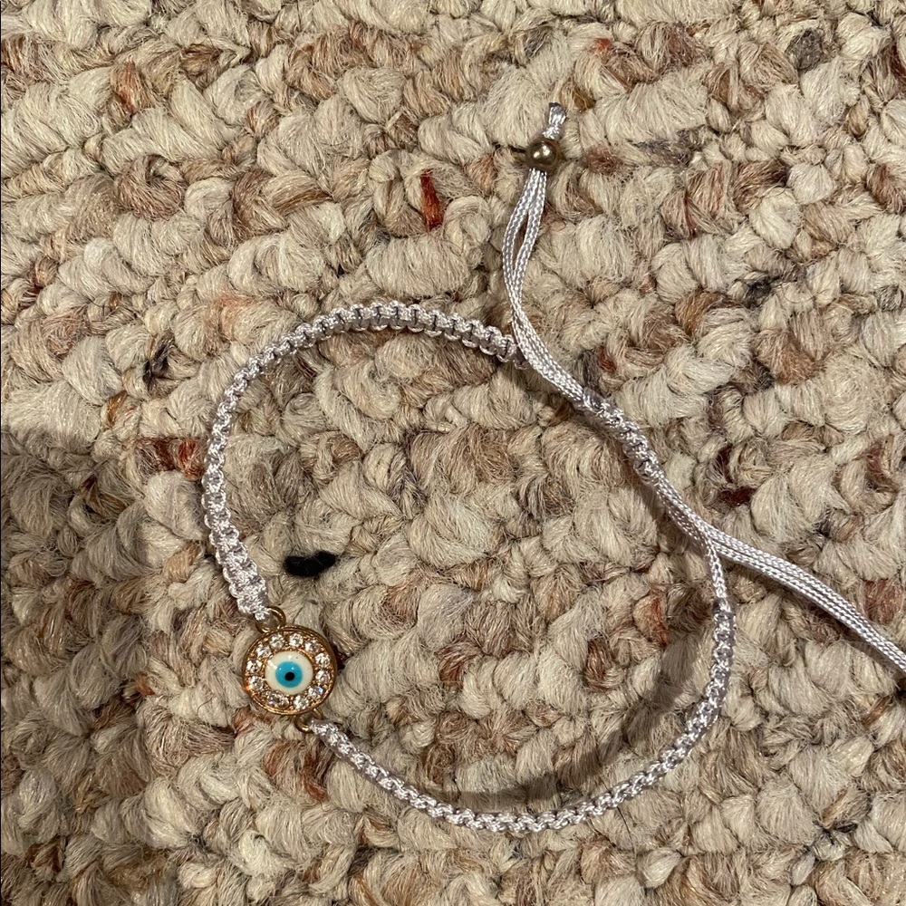 Braided Evil Eye Bracelet from Greece